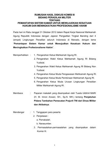 uploads/15_ RUMUSAN PIDANA MILITER 2012(1).pdf - PT Bandung