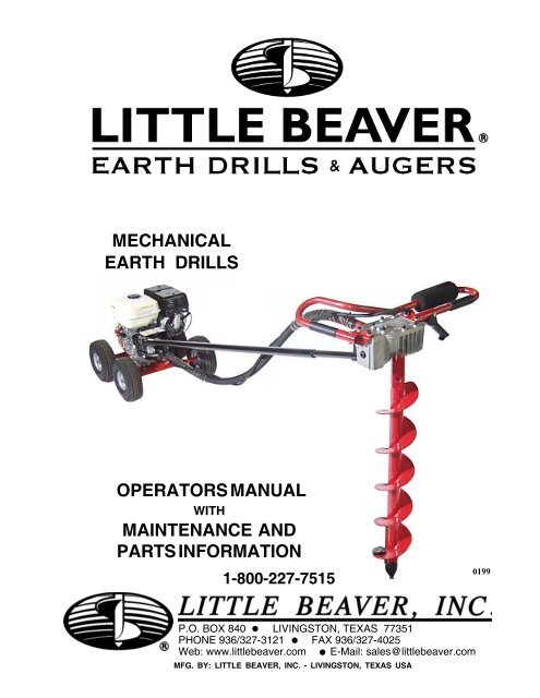 Little beaver earth auger deals