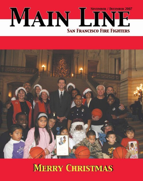 Nov/Dec 2007 MainLineCover - San Francisco Firefighters Local 798