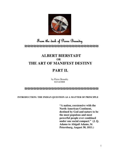 Albert Bierstadt The Art Of Manifest Destiny Part Ii Pierre Albert Bierstadt The Art Of Manifest