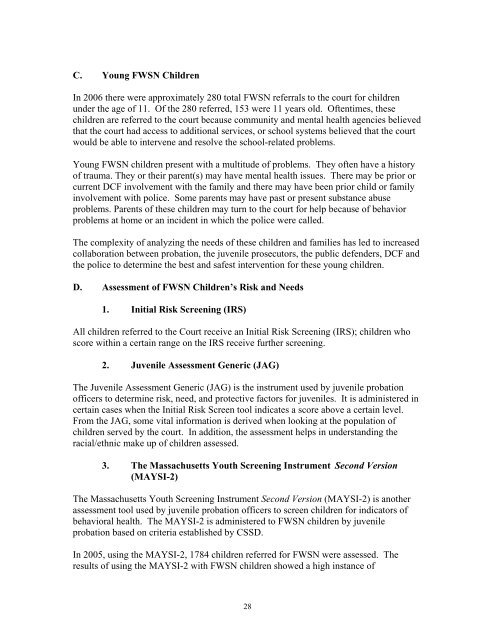 FWSN-advisorybd-repo.. - The Connecticut Juvenile Justice Alliance