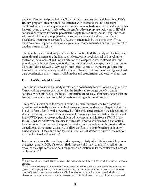 FWSN-advisorybd-repo.. - The Connecticut Juvenile Justice Alliance