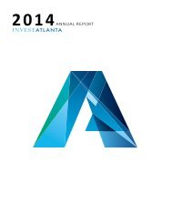 Invest Atlanta Annual Report 2014
