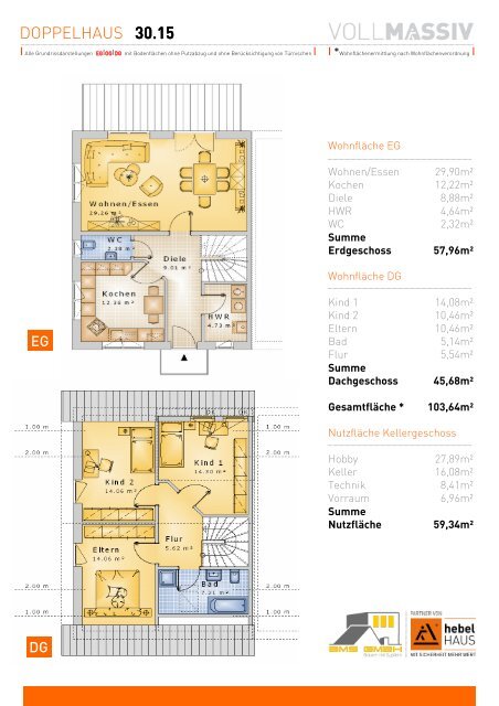 DER hebelHAUS HAUSKATALOG DOPPELHAUS