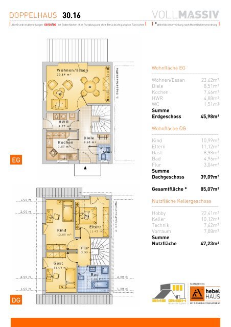 DER hebelHAUS HAUSKATALOG DOPPELHAUS