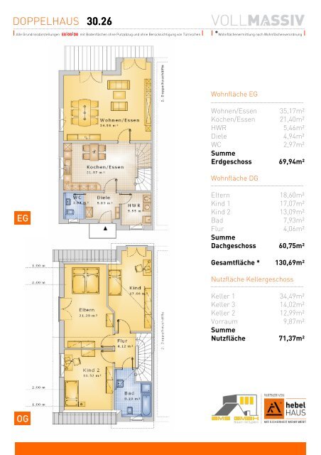 DER hebelHAUS HAUSKATALOG DOPPELHAUS