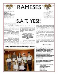 Rameses - Cony HS News - City of Augusta, Maine - School ...