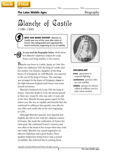 Blanche of Castile - J-blanchard.org