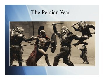 the persian war.ppt [Read-Only] - WorldHistoryatYHS