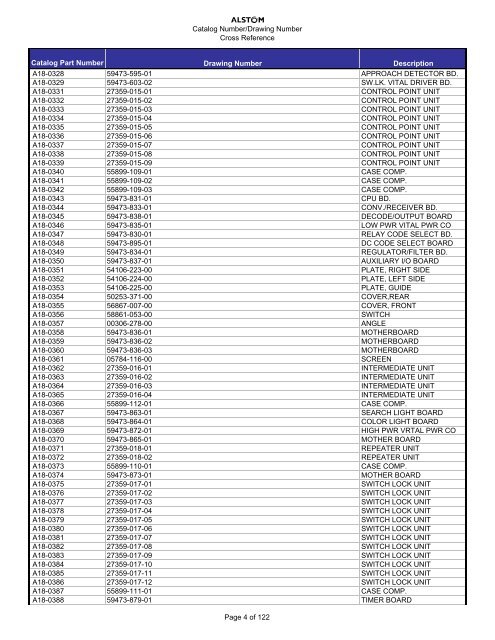 Cross Reference Guide1 - Alstom