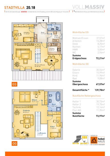 DER hebelHAUS HAUSKATALOG STADTVILLA 1