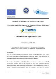 LV Country and Planning System in English - COMMIN