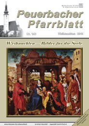 Peuerbacher Pfarrblatt - Pfarre  Peuerbach