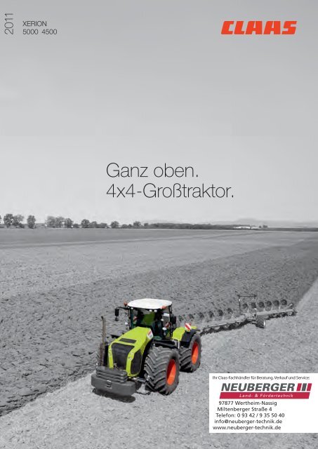 Claas Xerion 4500 - NEUBERGER Land- & Fördertechnik