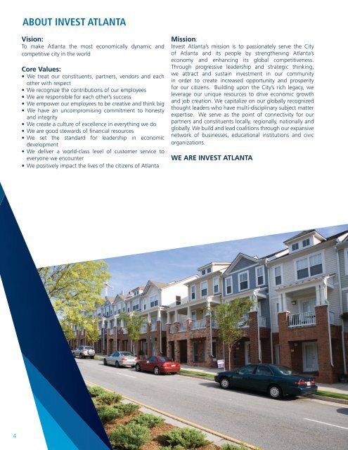 Invest Atlanta Annual Report 2012