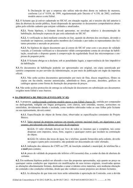 Modelo de declaração relativa à proibição do trabalho do menor (Lei n