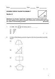 Singapore Math Questions SINGAPORE MATH FACT SHEET - Singapore Maths