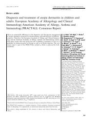 Diagnosis and treatment of atopic dermatitis in children ... - Envicon