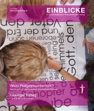 Wozu Religionsunterricht? - Evangelische Pfarrgemeinde Wien ...