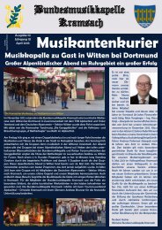 Musikantenkurier - Bundesmusikkapelle Kramsach