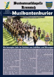 Musikantenkurier - Bundesmusikkapelle Kramsach