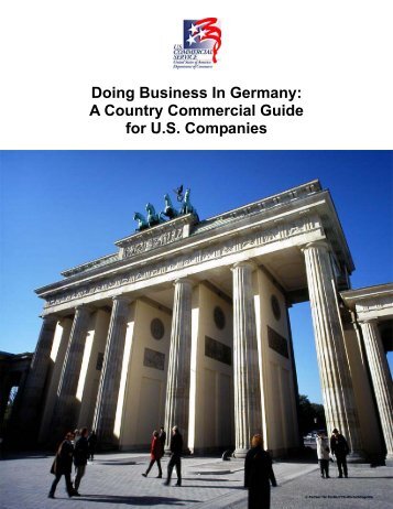 Doing Business In Germany - Mobile Chamber of Commerce