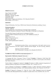 CURRICULUM VITAE PERSONAL DATA Name: Patrick GAUTHIER ...