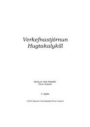 Verkefnastjórnun Hugtakalykill - Verkefnastjórnunarfélag Íslands