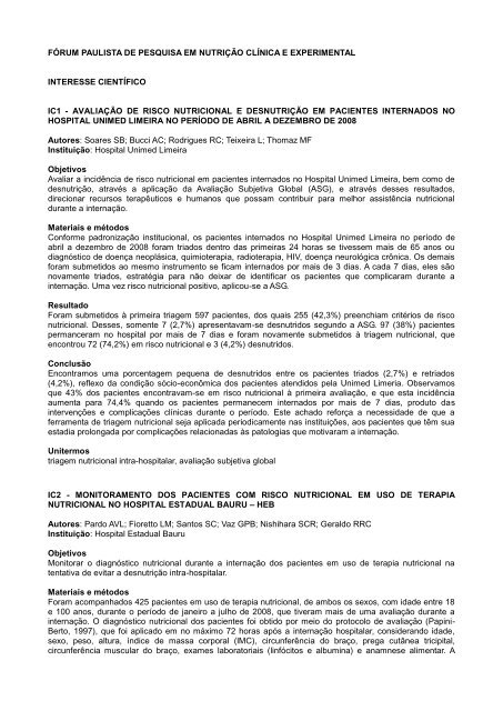 Ficha de Anamnese Nutricional Infantil, PDF, Almoço