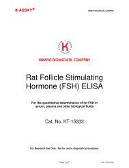 (FSH) ELISA Kit, Rat - Kamiya Biomedical Company