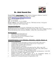 Dr. Abid Hamid Dar - Indian Institute of Integrative Medicine