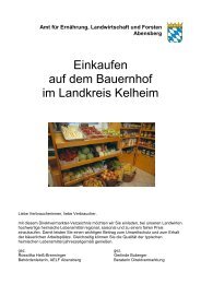 Einkaufen auf dem Bauernhof im Landkreis Kelheim