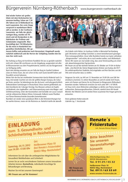 NOVEMBER 2012 | NÃœRNBERG-EIBACH ... - SEIFERT Medien