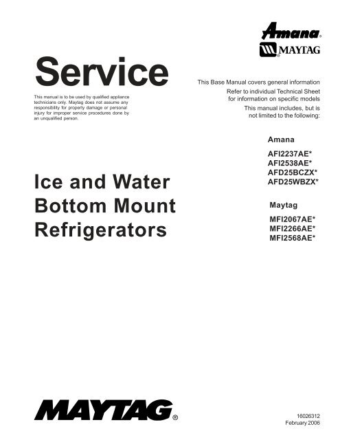 Maytag ice maker parts diagram