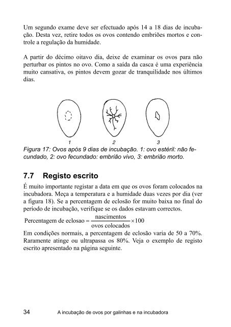 A incubaÃ§Ã£o de ovos por galinhas e na incubadora - Anancy