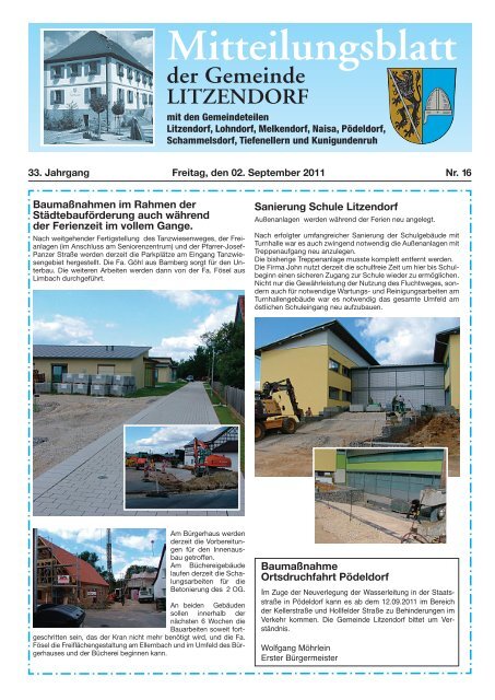 Mitteilungsblatt - Litzendorf