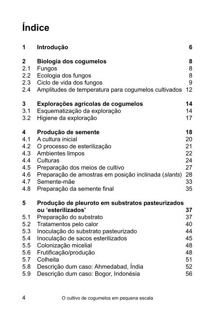 O cultivo de cogumelos em pequena escala - Anancy