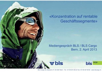 Download Präsentation - BLS Cargo AG