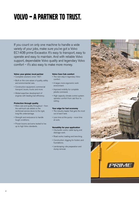 EC140BPrime Product Brochure English INT