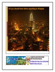 All you should know before exporting to Malaysia - Ministry of ...