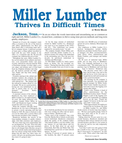 Gilco Lumber, Inc.... - Miller Publishing Corporation