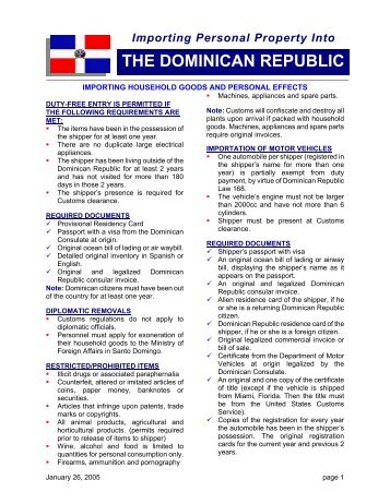 THE DOMINICAN REPUBLIC