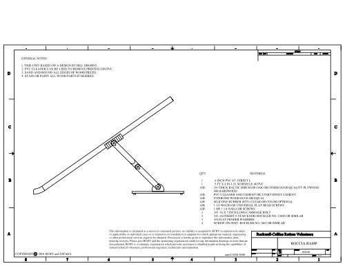 BOCCIA RAMP - RCRV