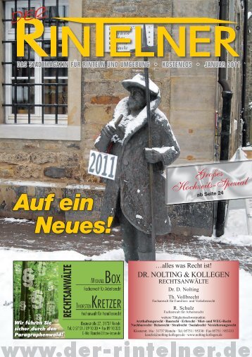 Auf ein Neues! - Der Rintelner