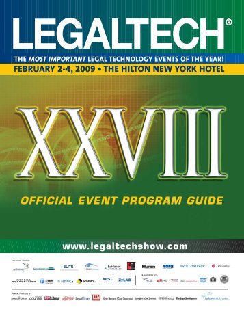 OFFICIAL EVENT PROGRAM GUIDE - LegalTech