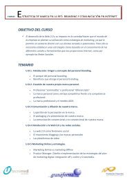 OBJETIVO DEL CURSO TEMARIO - Tecnimed