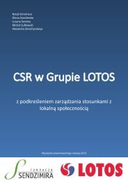 CSR w Grupie LOTOS