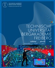 TECHNISCHE UNIVERSITÄT BERGAKADEMIE FREIBERG