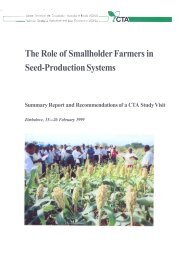 The role of smallholder farmers in seed production systems - Anancy