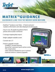 Download the TeeJet Matrix 570 Brochure